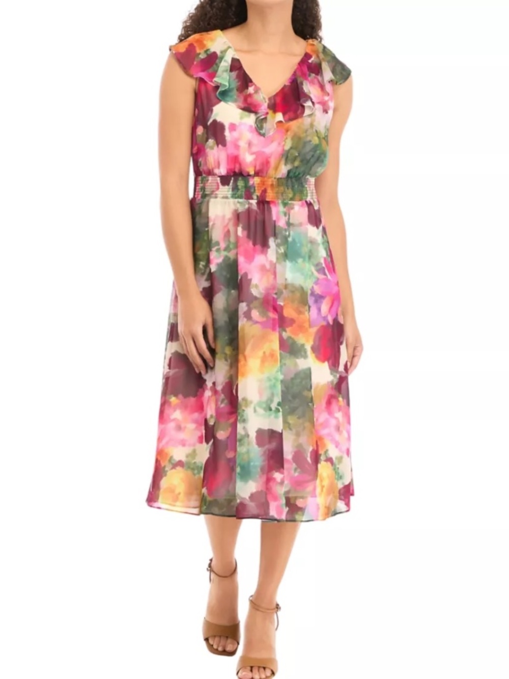 Vince Camuto Floral Dress - XS
